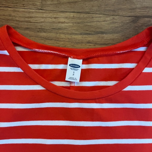 Old Navy Orange Stripe Dress - Picture 3 of 3